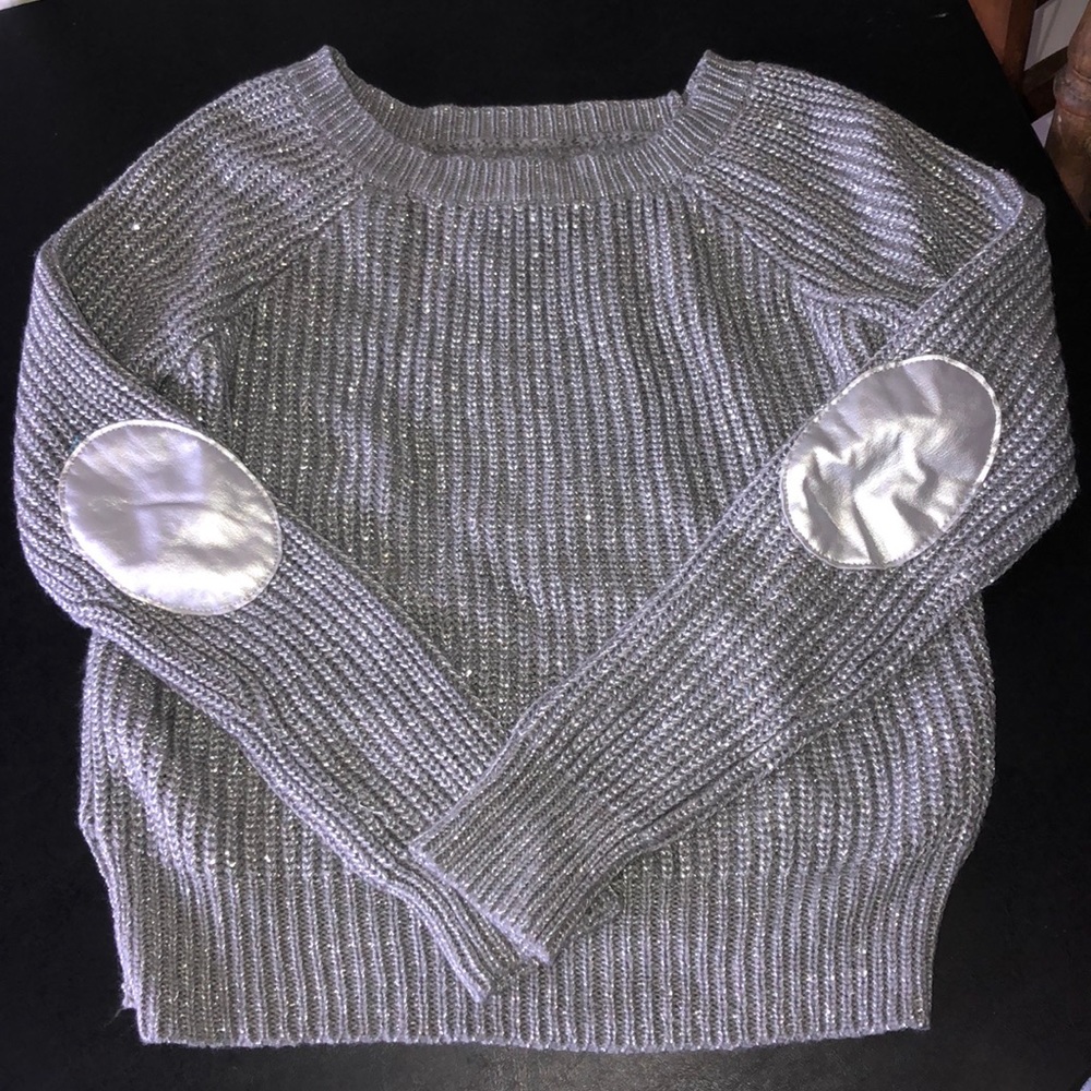 Silver Sweater Medium New
